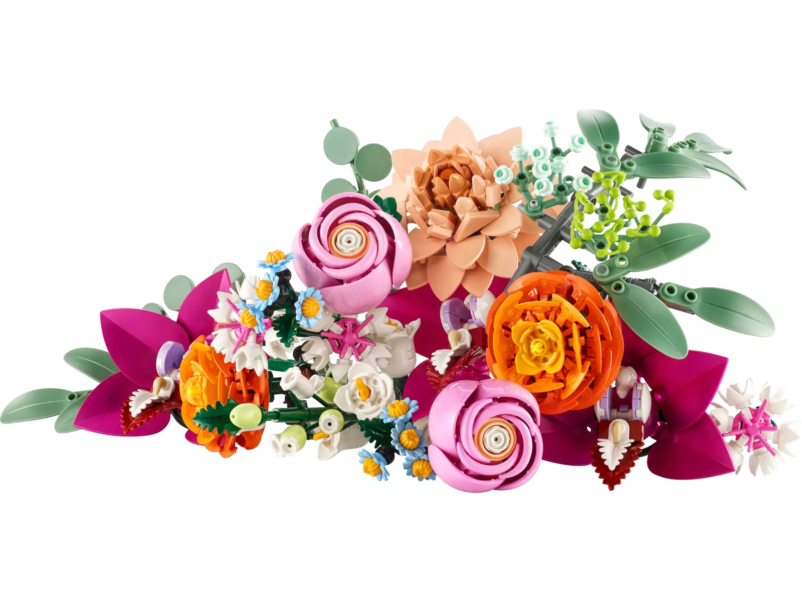 Joli bouquet de fleurs rose - Lego 10342