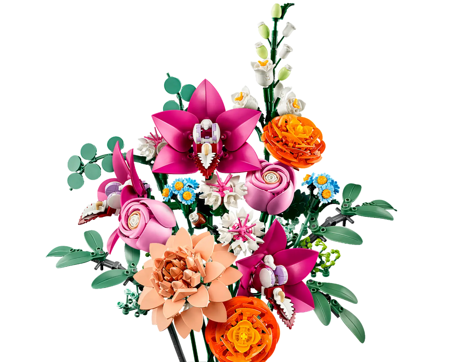 Joli bouquet de fleurs rose - Lego 10342
