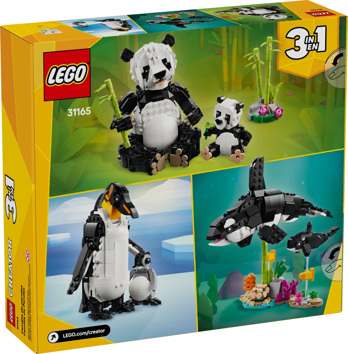 Lego - La famille de pandas