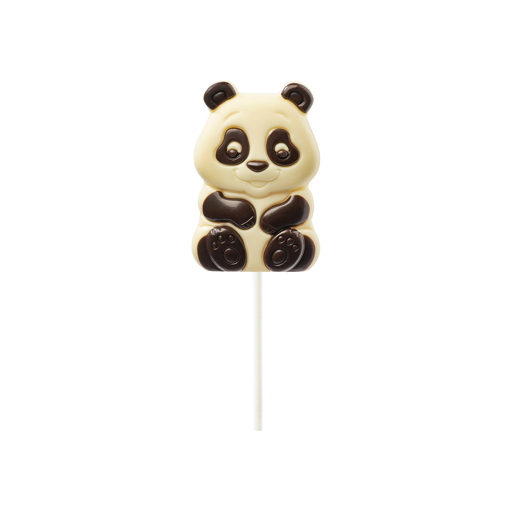 Lollipop panda coloré blanc