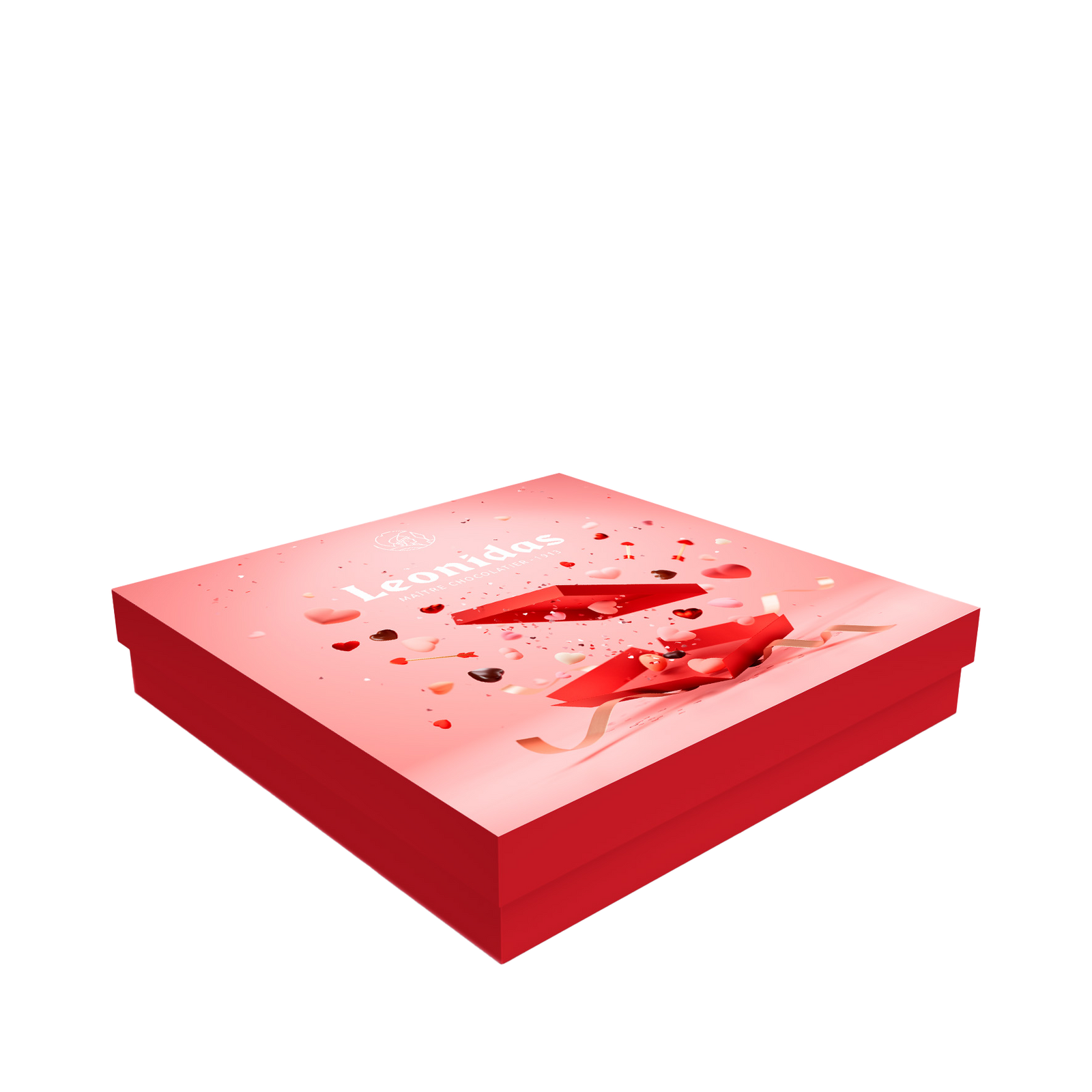 Boîte carrée Leonidas St-Valentin Medium