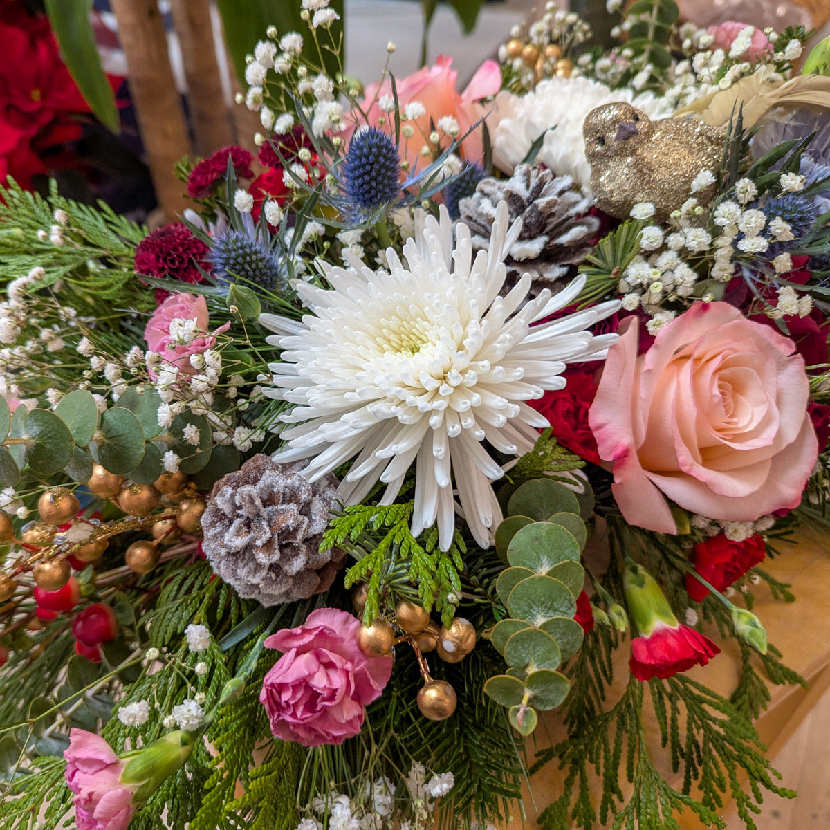 Centre de table de Noël - Vintage