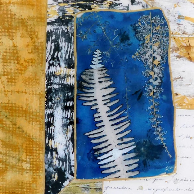 Toile cyanotype de Josée in colors