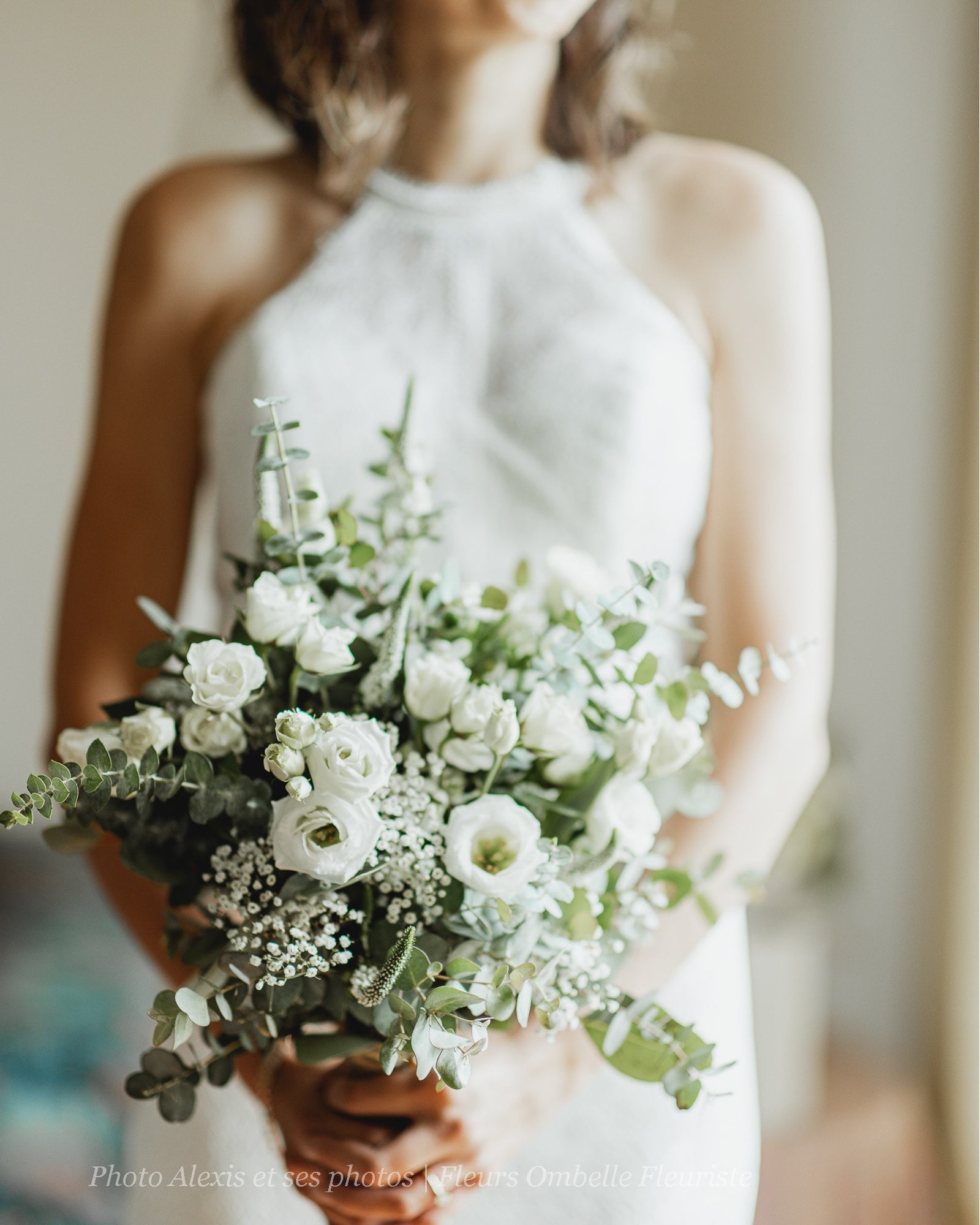 Bouquet de mariée blanc