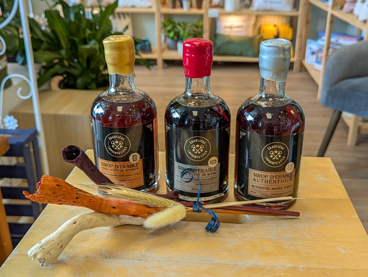 Trio de sirop d'érable Lapointe et fils