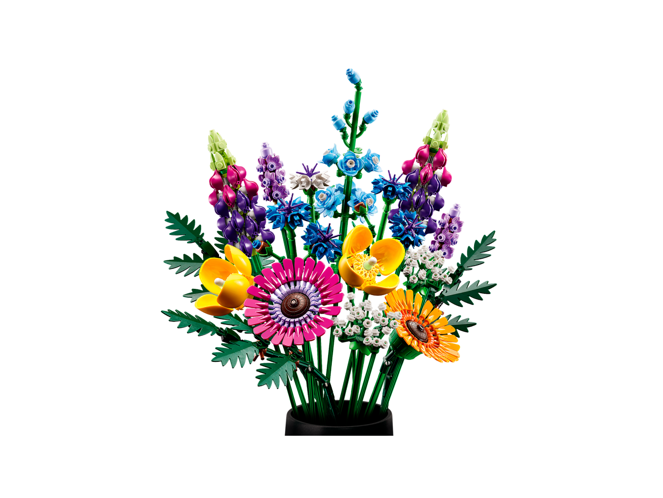 Lego - Bouquet de fleurs sauvages - 10313 - Modèle construit de côté