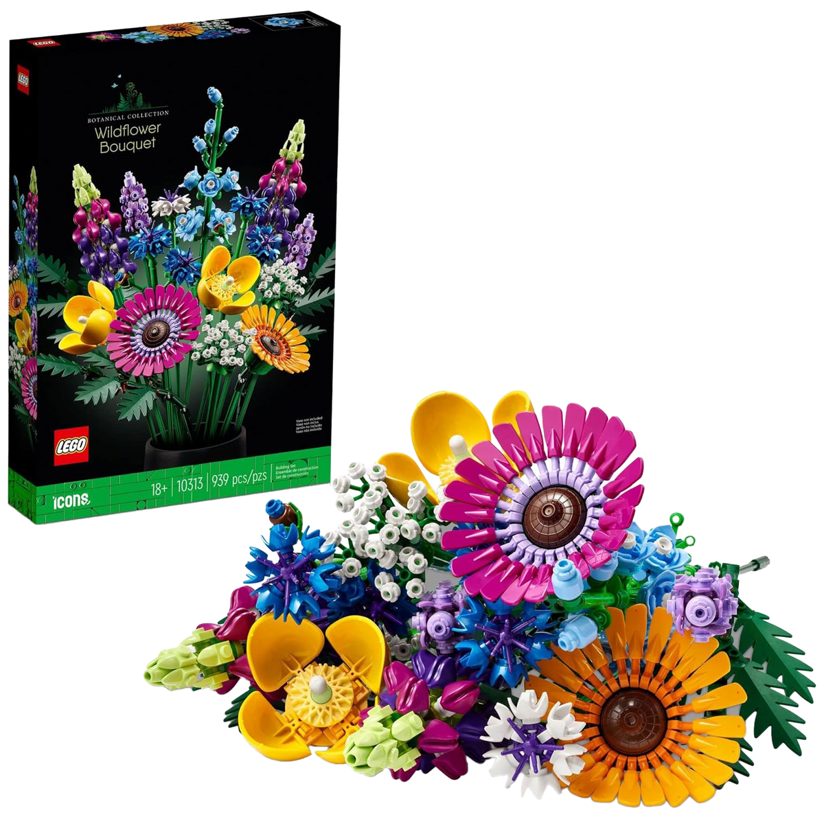Lego - Bouquet de fleurs sauvages - 10313 - Devant de la boîte