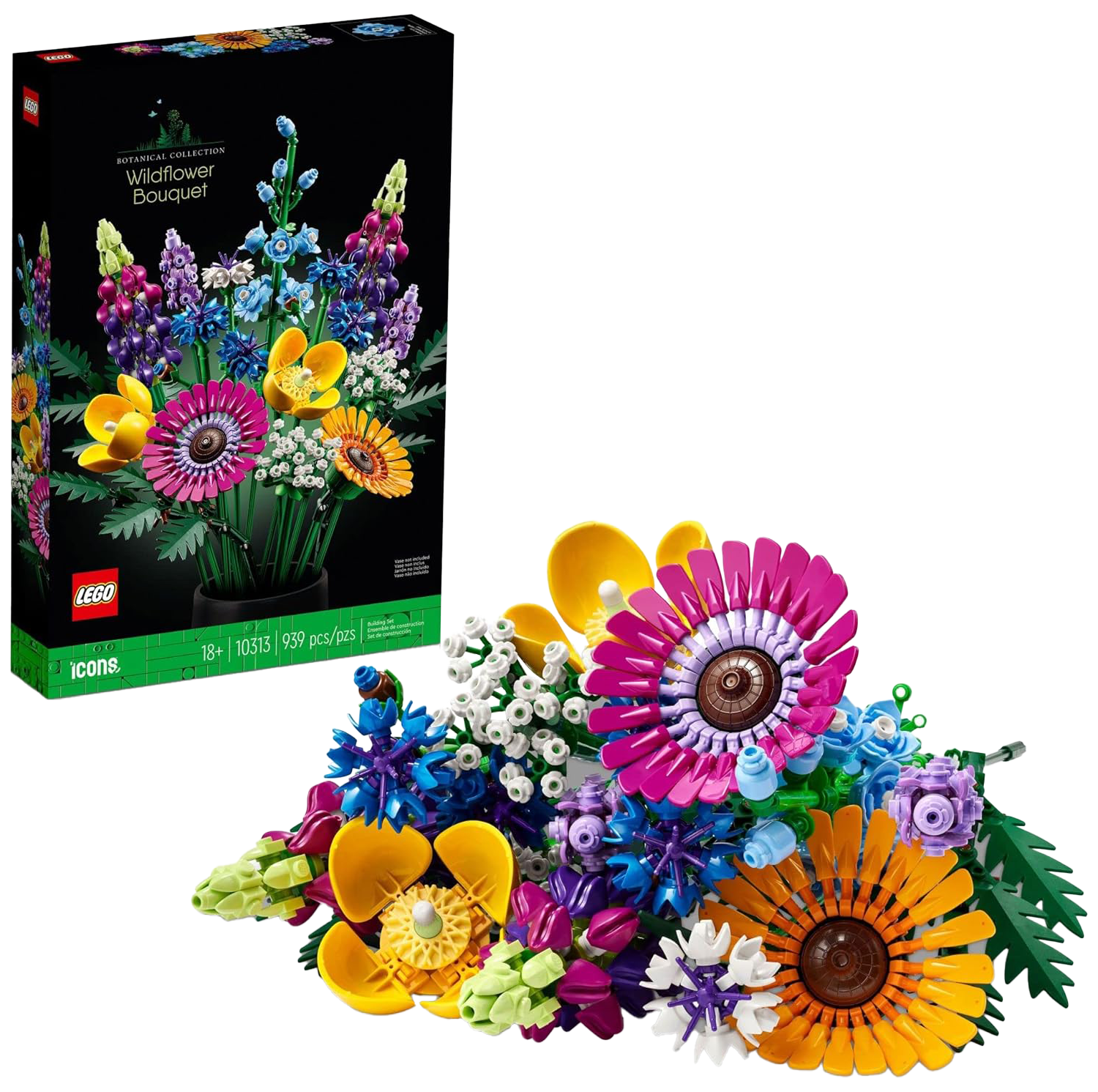 Lego - Bouquet de fleurs sauvages - 10313 - Devant de la boîte