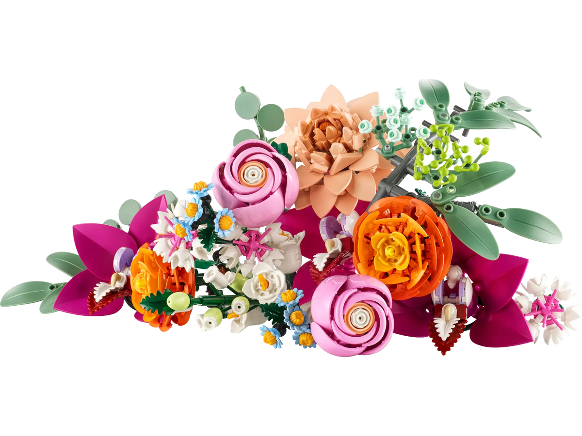 Joli bouquet de fleurs rose - Lego 10342