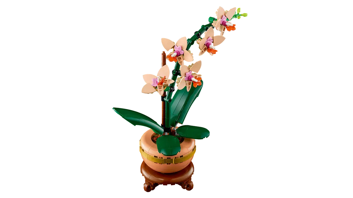 Mini orchidée Lego 10343