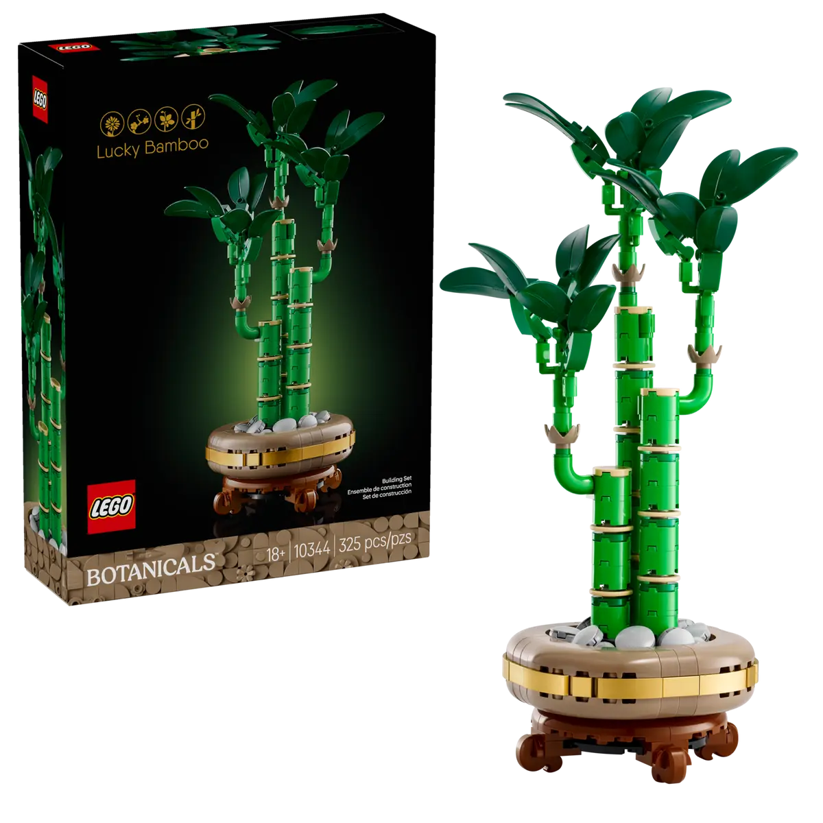 Bambou avec boîte Lego 10344