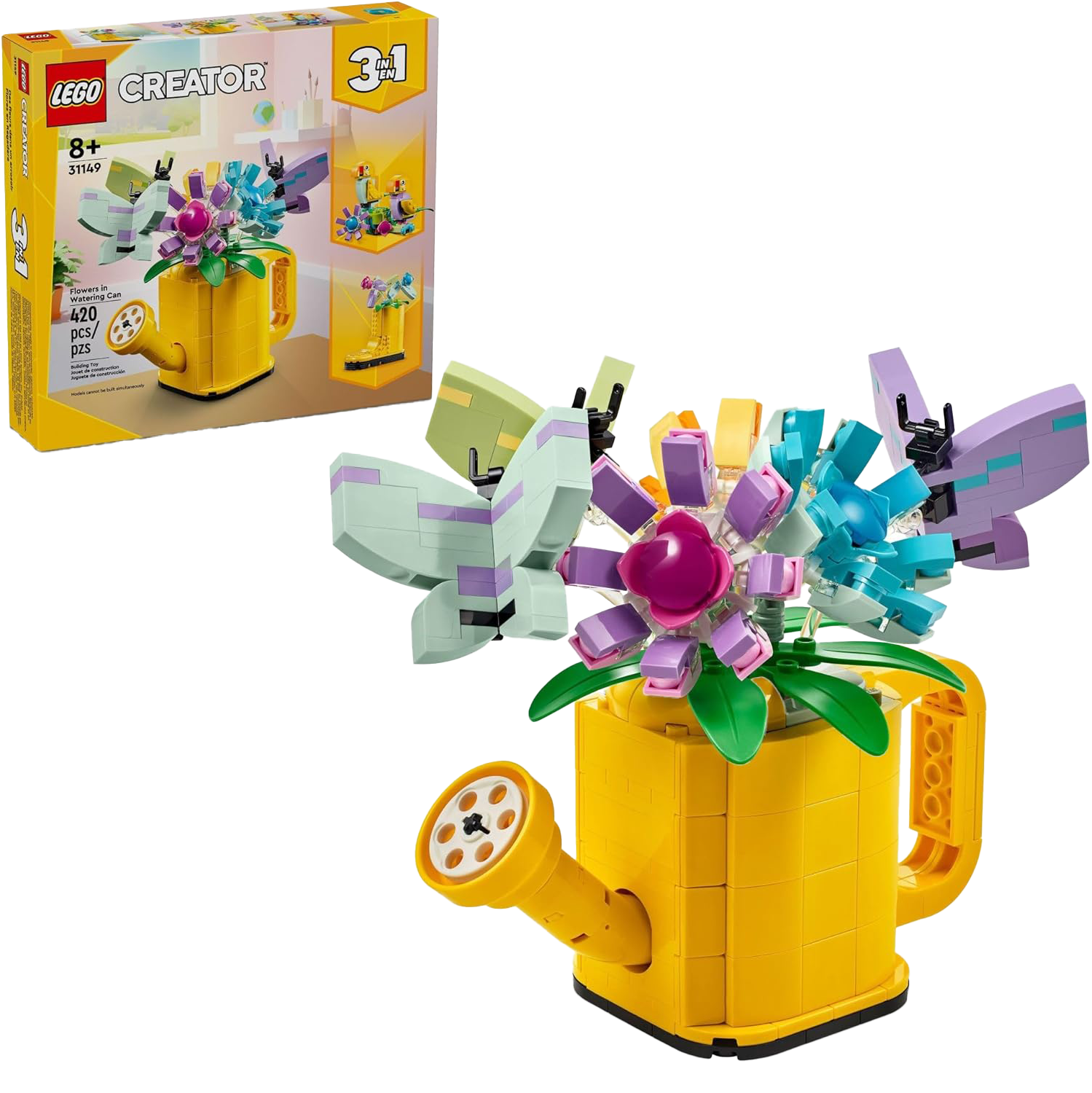 Lego - Des fleurs dans un arrosoir - Boîte et apercu du produit