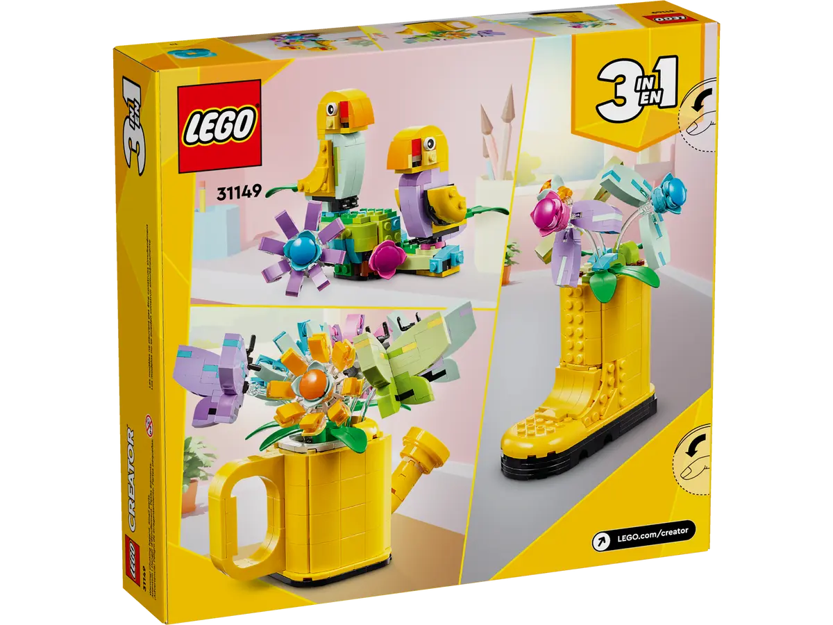 Lego - Des fleurs dans un arrosoir - Boîte de devant