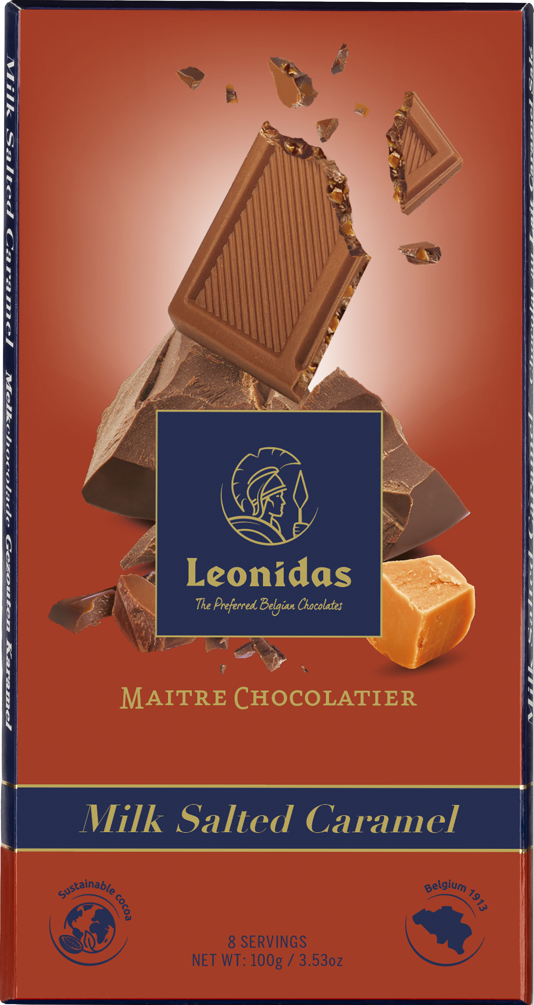 Tablette Lait Caramel 100g leonidas