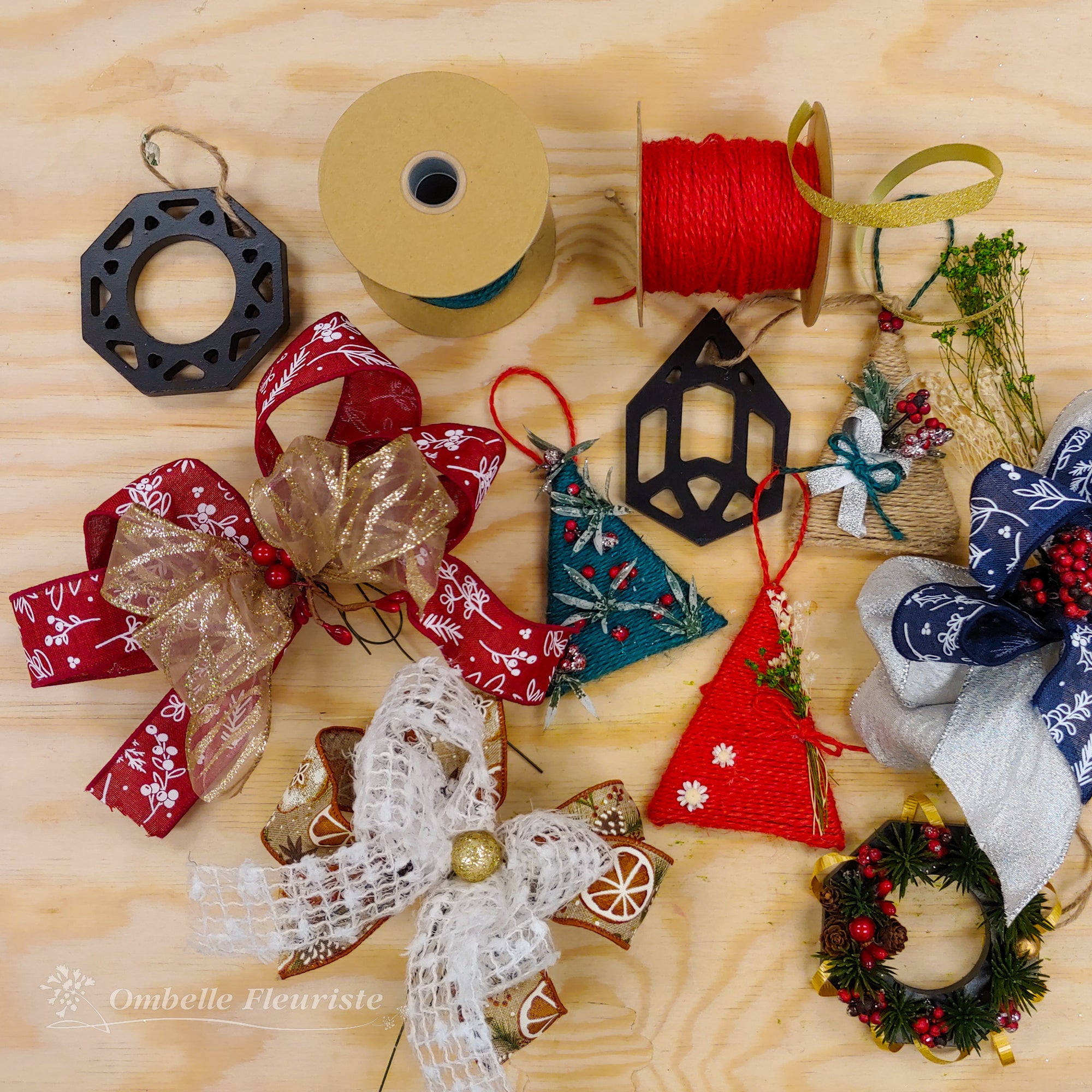 Atelier floral décos de Noël