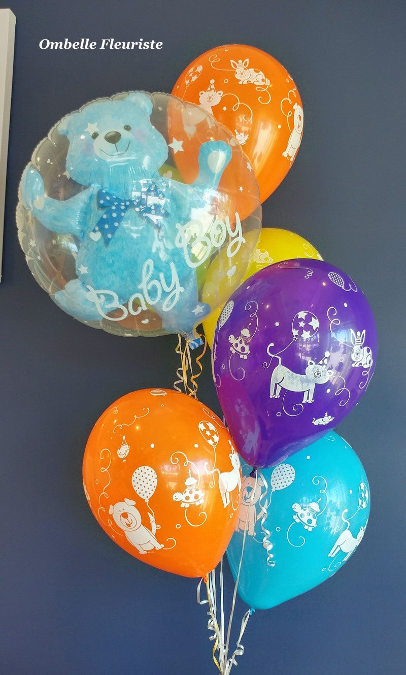 Bouquet de ballon comme cadeau de naissance