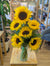Bouquet de tournesols (fleurs locales)