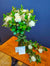Bouquet de roses funéraire