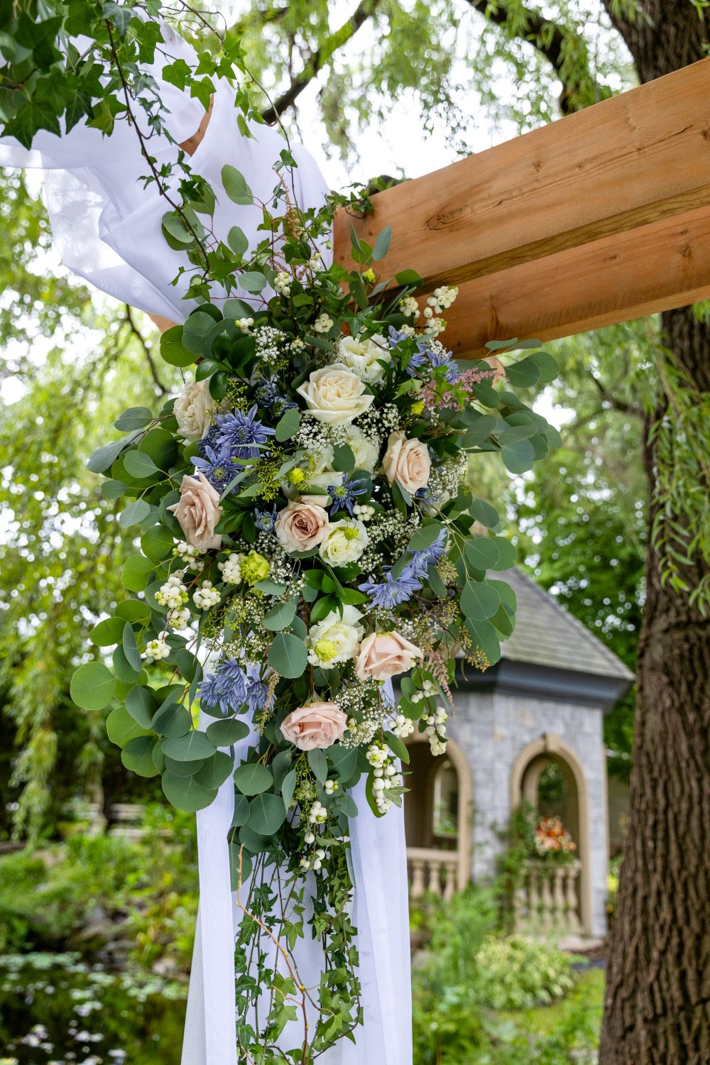 Gerbe de fleur pour mariage poétique