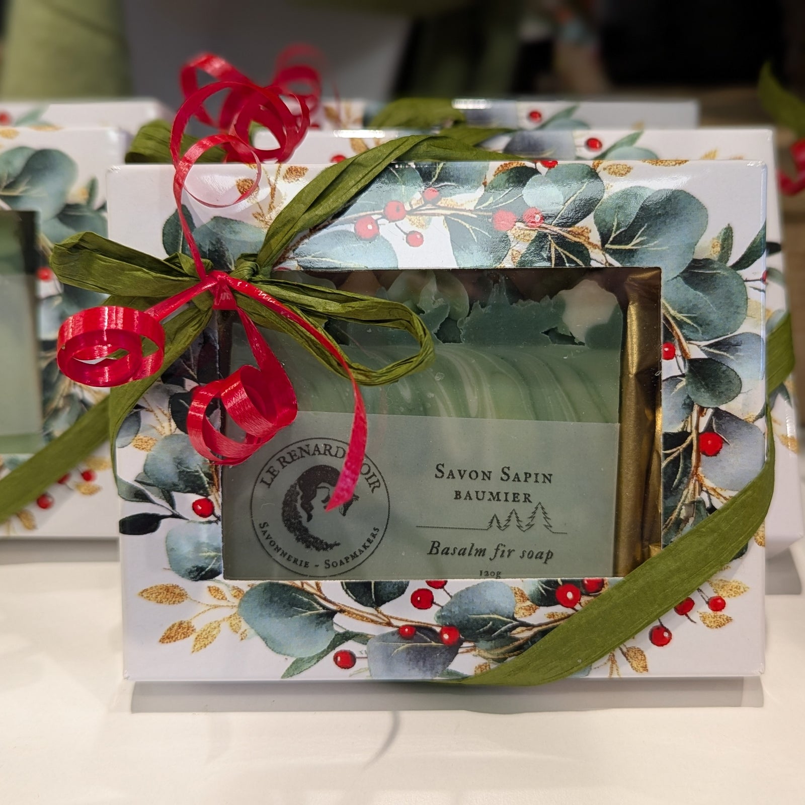 Savons artisanaux de Noël - Le Renard Noir (fabriqués au Québec)
