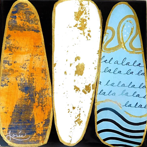 Toile azurin de Josée in colors