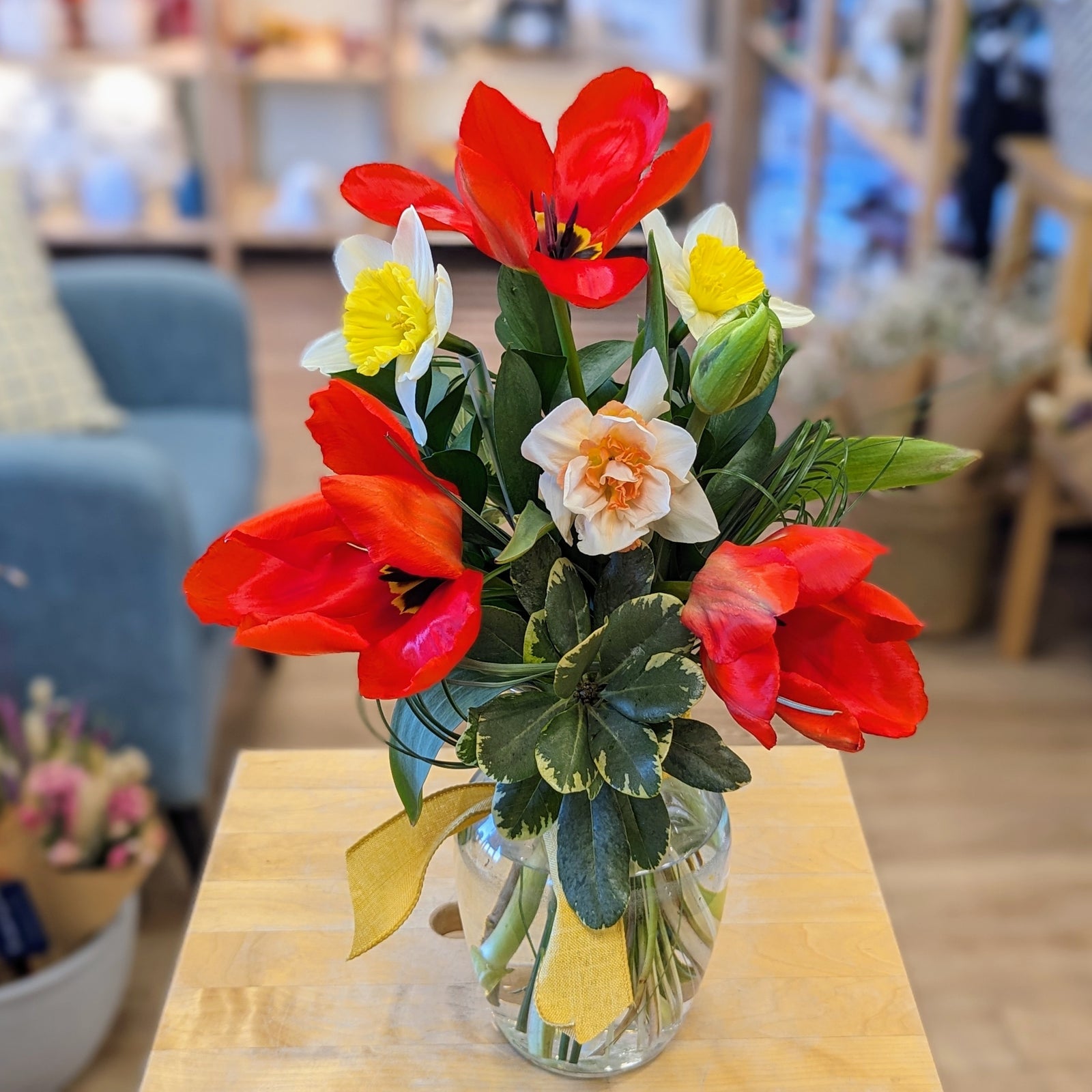 Bouquet de fleurs locales