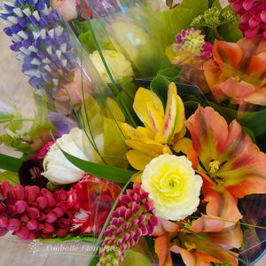 Bouquet de fleurs locales
