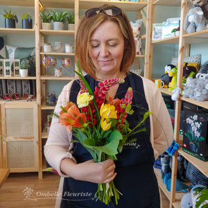 Bouquet de fleurs locales