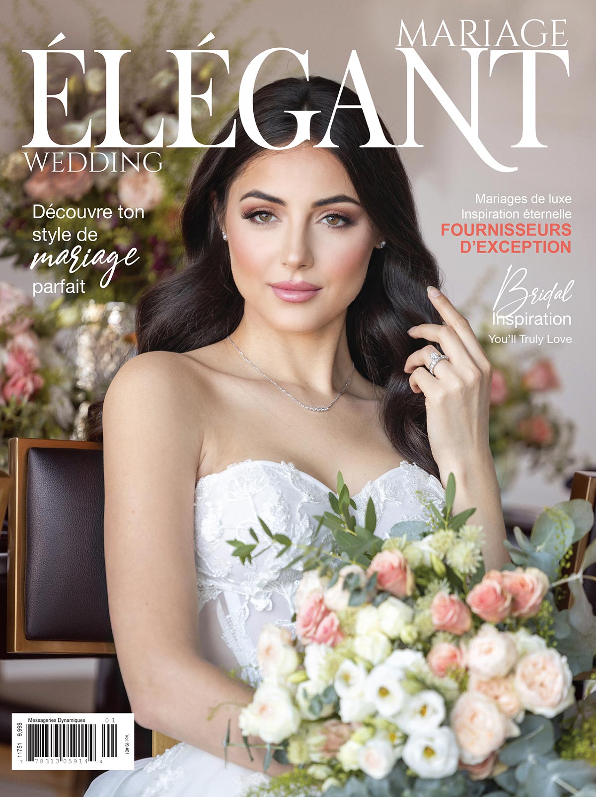 Page couverture du magazine Mariage Élégant 2026