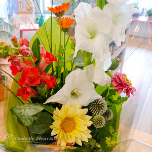 Bouquet de fleurs locales
