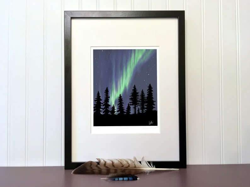 Cadre nuit boréale de Catherine Plante