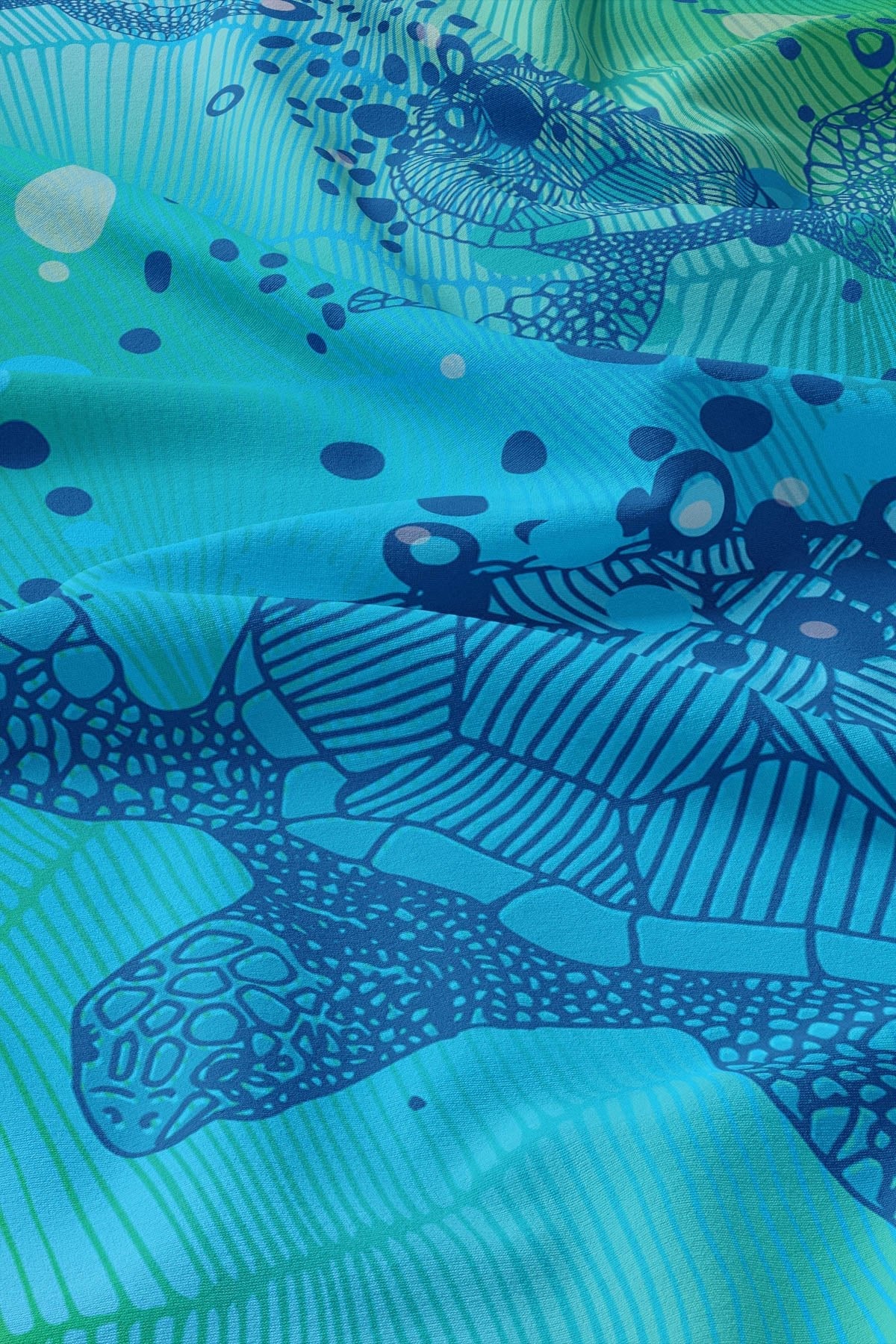 Serviette de plage - Les tortues de mer - Grandeur XL - Vue rapprochée