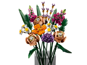 Lego - Bouquet de fleurs - 10280 - Photo du résultat une fois construit dans un vase