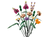 Lego - Bouquet de fleurs - 10280 - Photo du résultat une fois construit chaque fleurs séparé