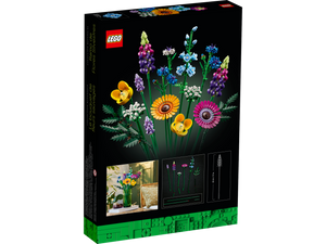Lego - Bouquet de fleurs sauvages - 10313 - Dos de la boîte