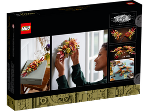 Lego - Centre de table fleurs séchées - 10314 - Dos de la boîte