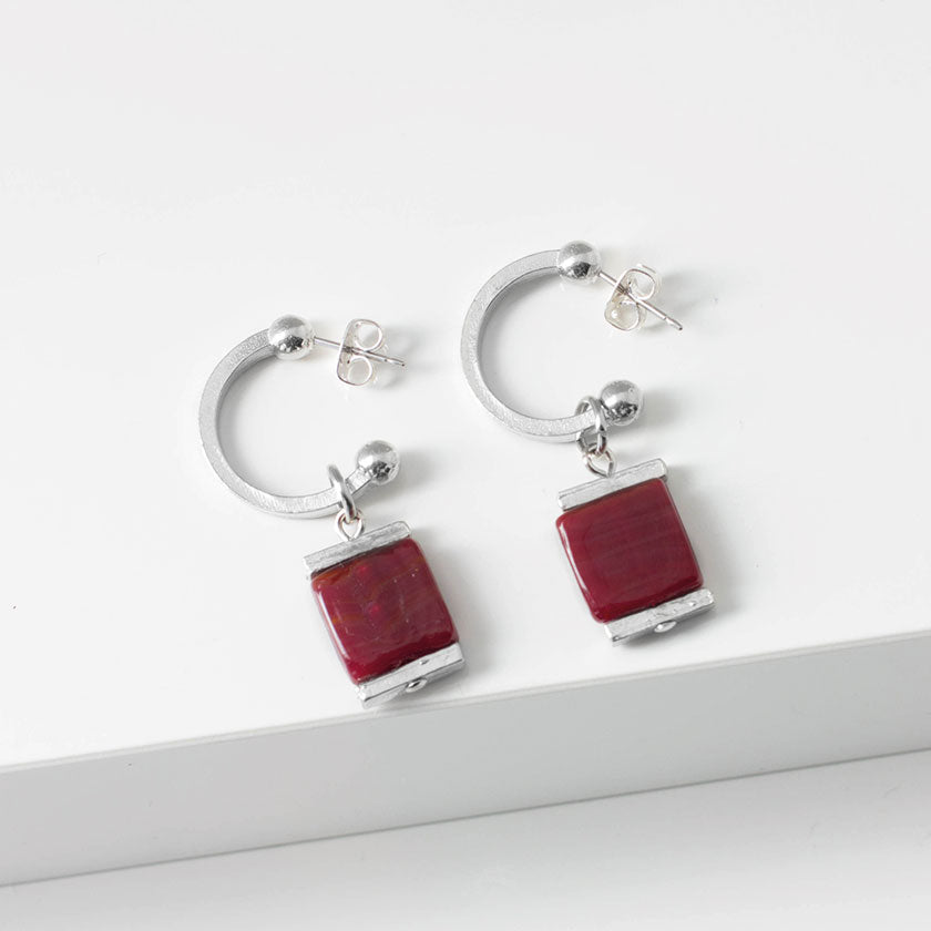 Anne-Marie Chagnon - Boucles d'oreilles Nysrine - Bordeaux - 450635