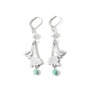 Anne-Marie Chagnon - Boucles d'oreilles Dalian - Tropical & Perle
