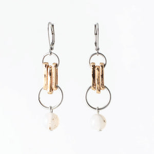 Anne-Marie Chagnon - Boucles d'oreilles Louisa - Bronze & Agate - 522936