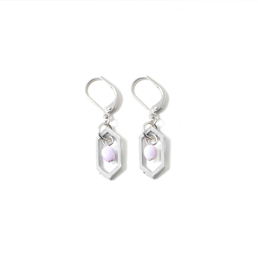 Anne-Marie Chagnon - Boucles d'oreilles Casablanca - Lilas - 523567