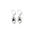 Anne-Marie Chagnon - Boucles d'oreilles Casablanca - Étain & Noir - 523577