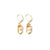 Anne-Marie Chagnon - Boucles d'oreilles Casablanca - Or & Désert - 523588