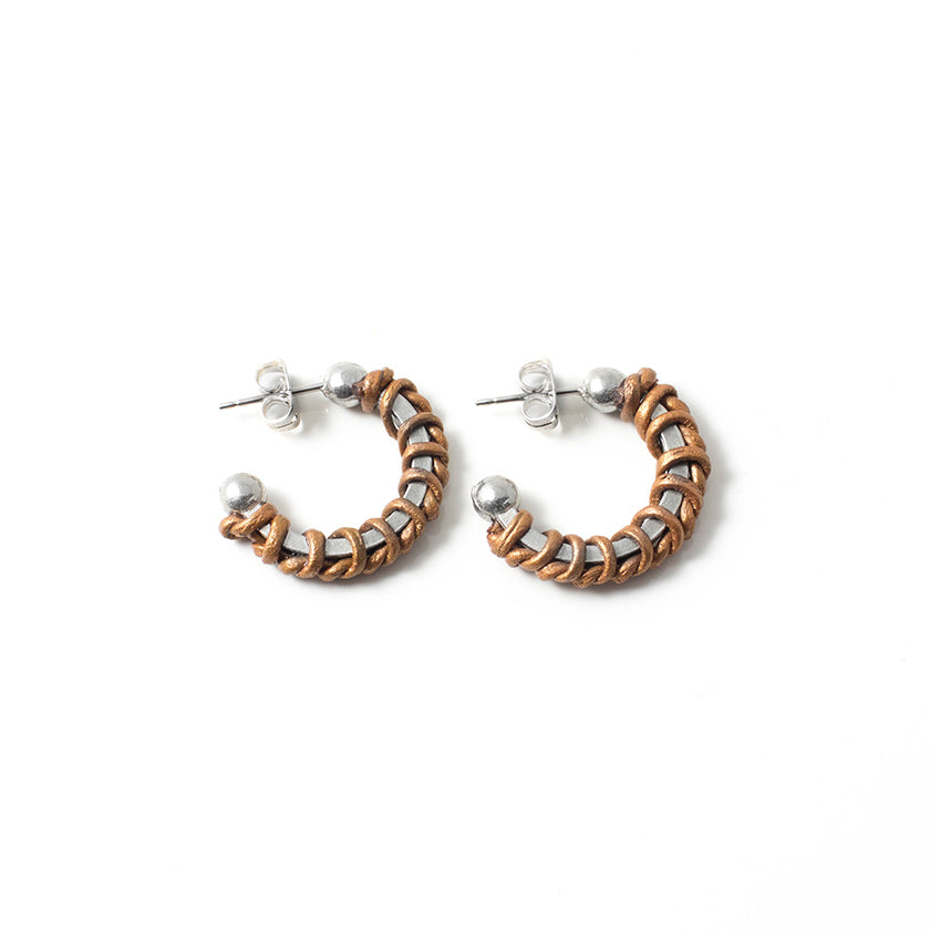Anne-Marie Chagnon - Boucles d'oreilles Halong - Étain & Sable - 530831