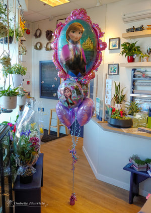 Ombelle Fleuriste - Bouquet de ballons - La Reine des Neiges