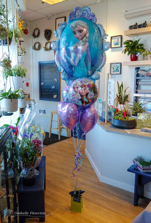 Ombelle Fleuriste - Bouquet de ballons - La Reine des Neiges