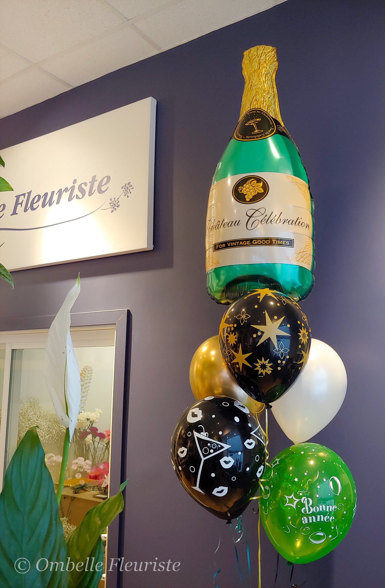Ombelle Fleuriste - Bouquet de ballons Château Célébration