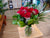 Bouquet de 12 roses adorable vue de côté