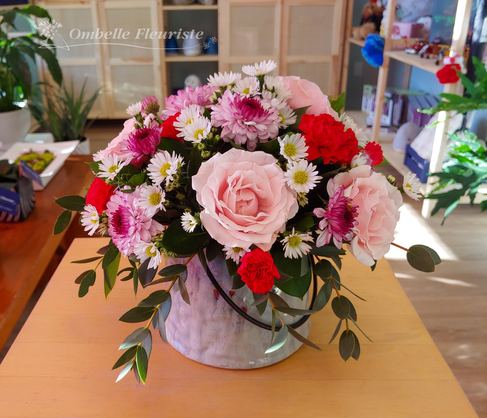 Seau de bonheur et douceur sans biscuits