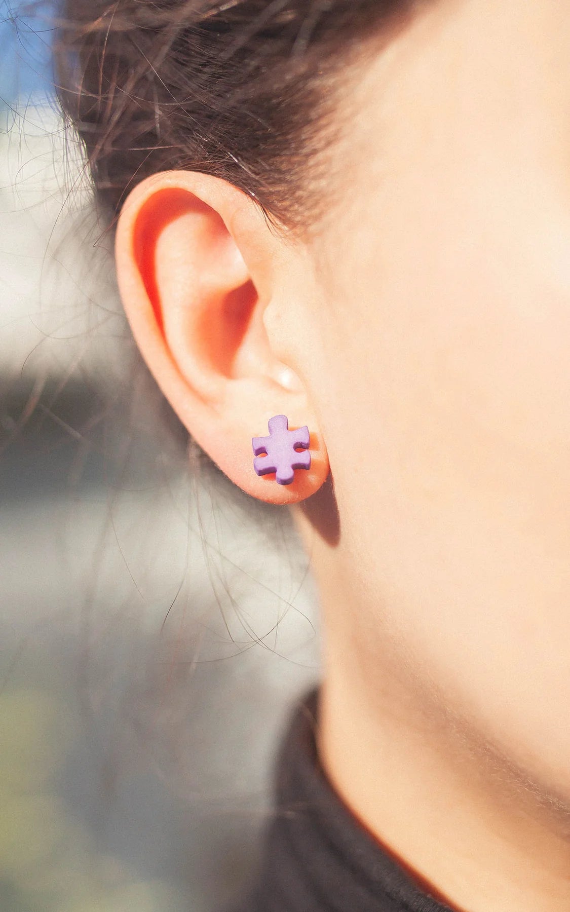 Vox & Oz - Boucles d'oreilles Casse-tête 3D