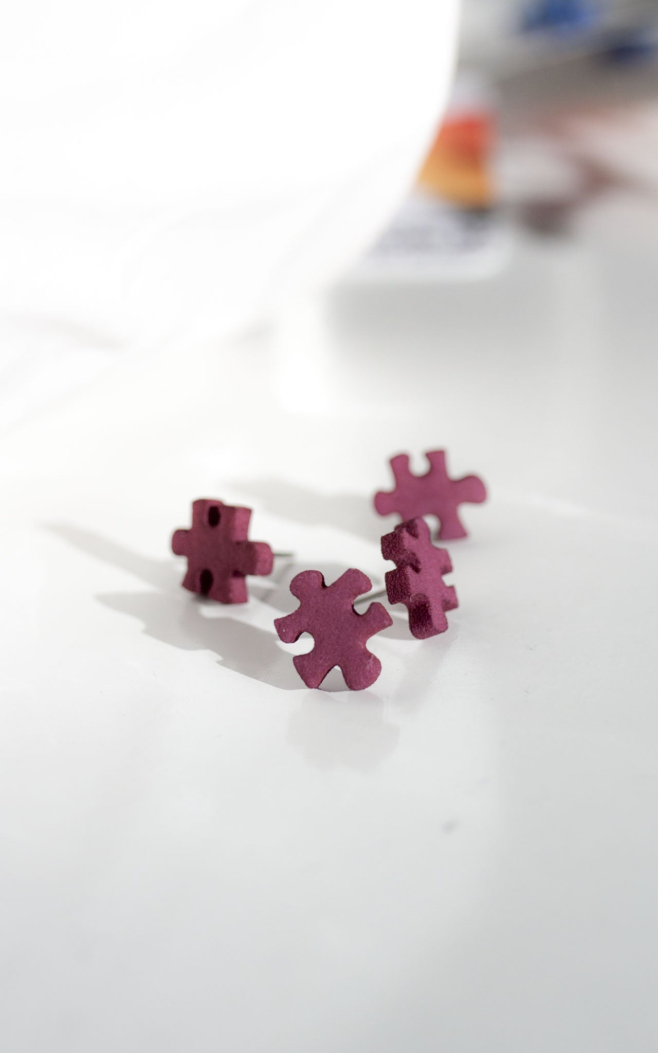 Vox & Oz - Boucles d'oreilles Casse-tête 3D